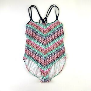 Athleta one piece swimsuit womens Large Sport Swim Pool